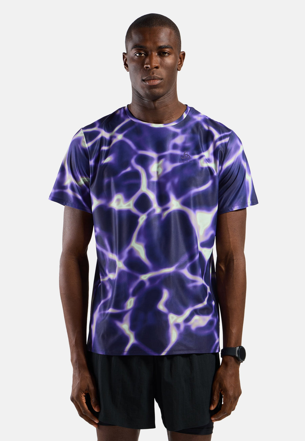The Zeroweight Chill-Tec print short-sleeve running t-shirt