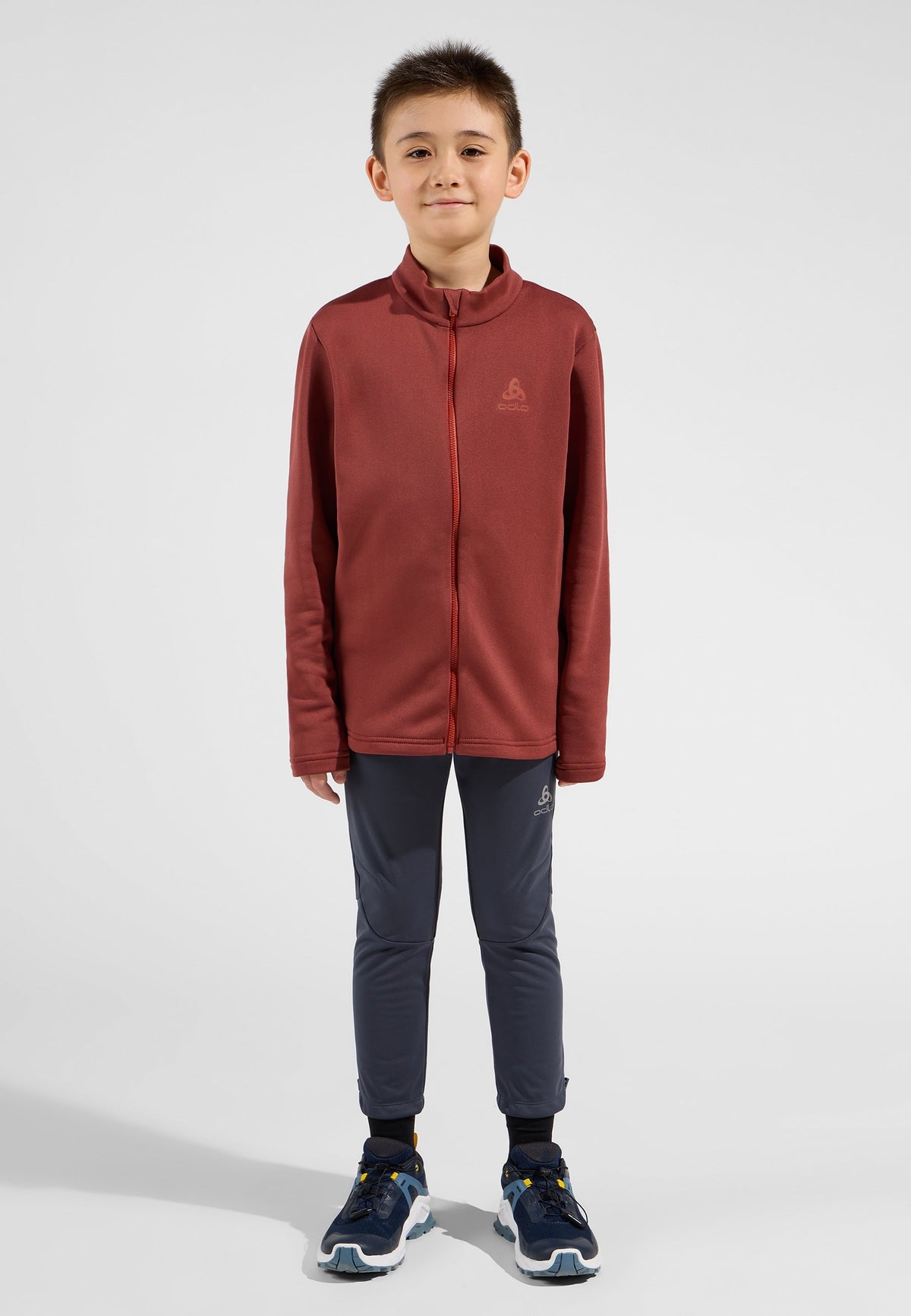 The Berra kids' mid layer zip