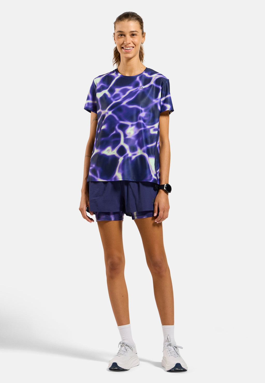 The Zeroweight Chill-Tec print short-sleeve running t-shirt