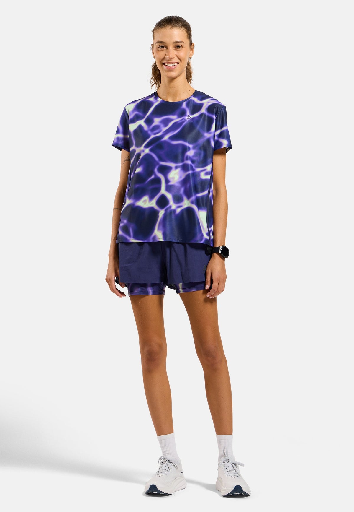 The Zeroweight Chill-Tec print short-sleeve running t-shirt