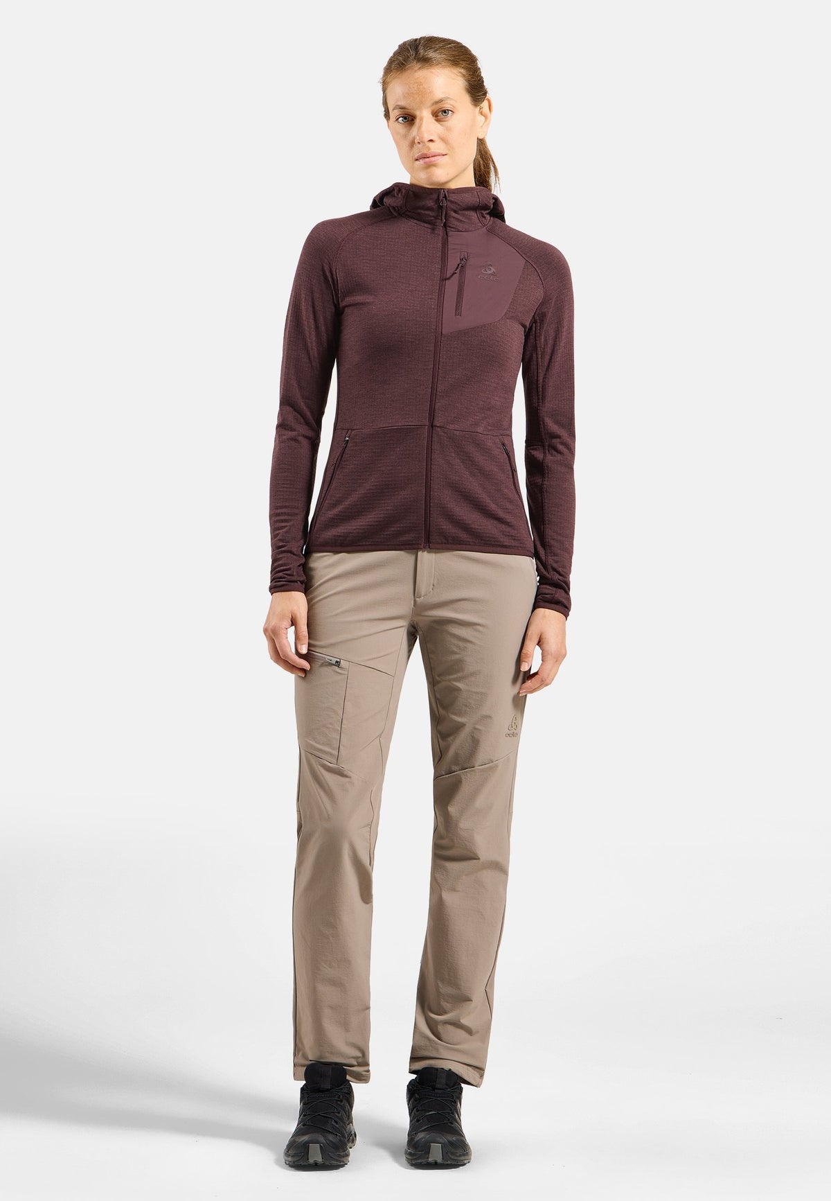 The Ascent mid layer hooded zip
