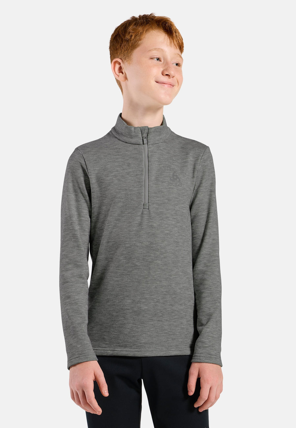 The Berra kids' half-zip mid layer