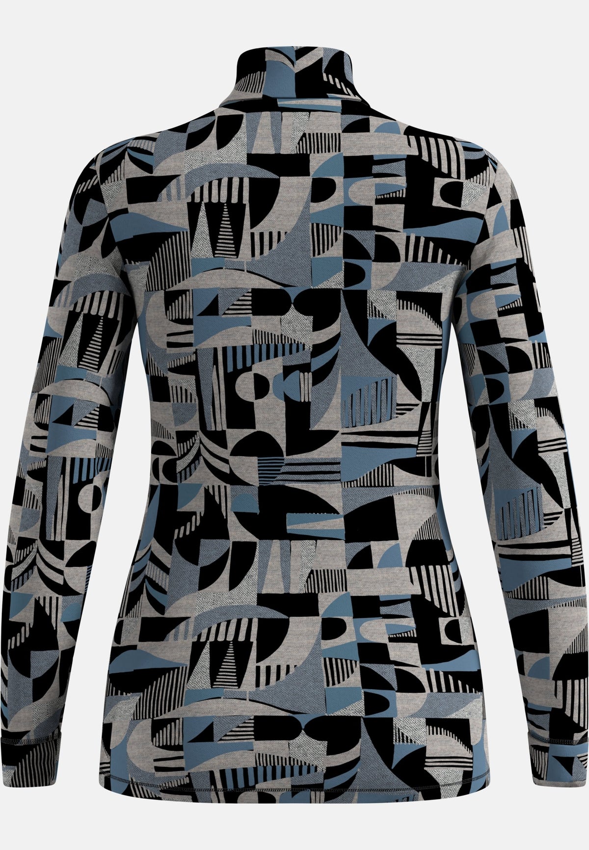 The Natural Merino Warm Jacquard Base Layer Half-Zip
