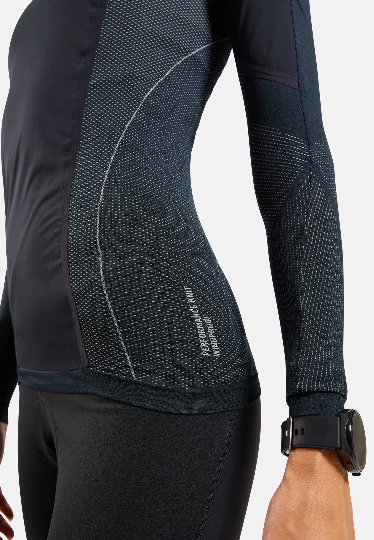 Women's Performance Windshield Light Cycling Long-Sleeve Sports-Underwear Top