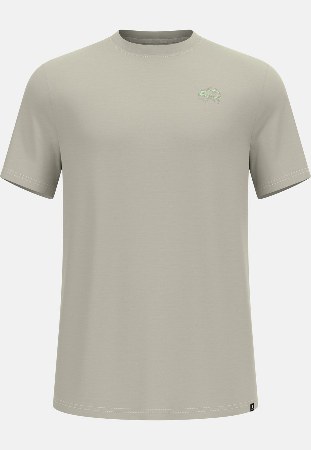The Ascent merino 160 raincloud t-shirt