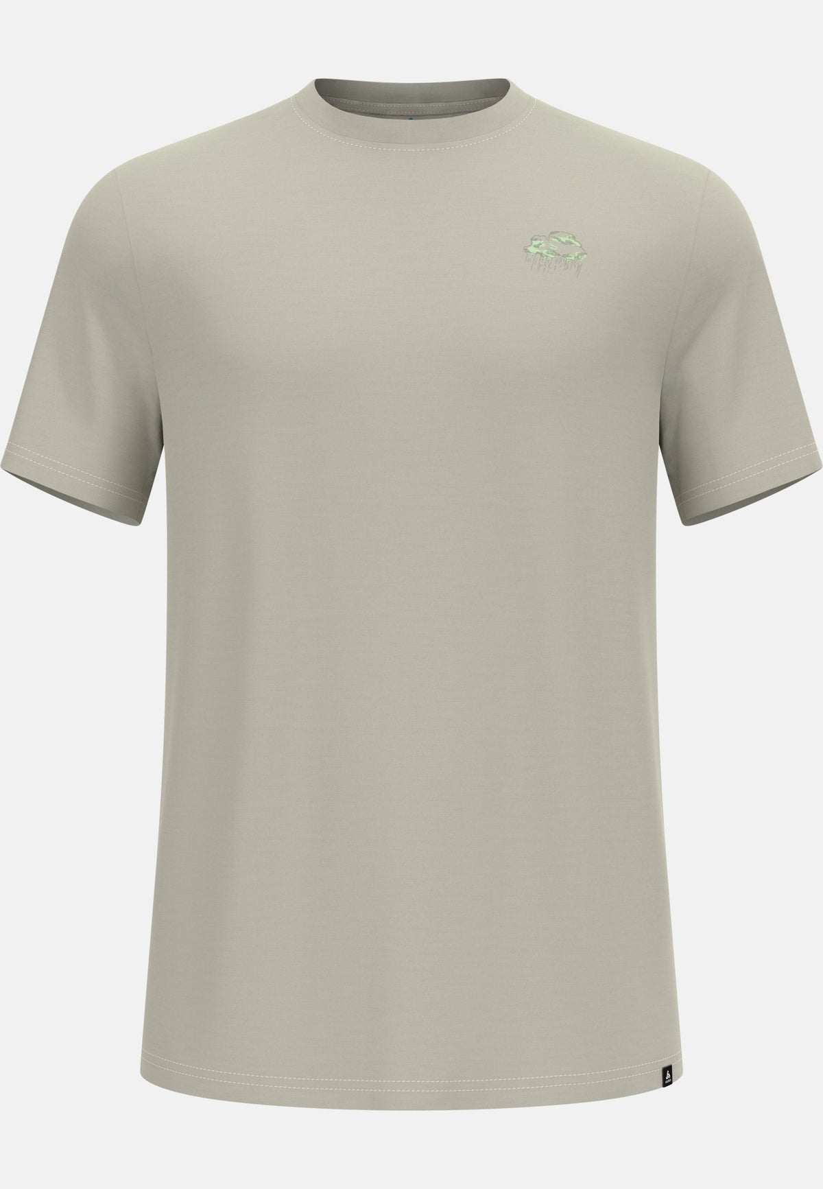 The Ascent merino 160 raincloud t-shirt