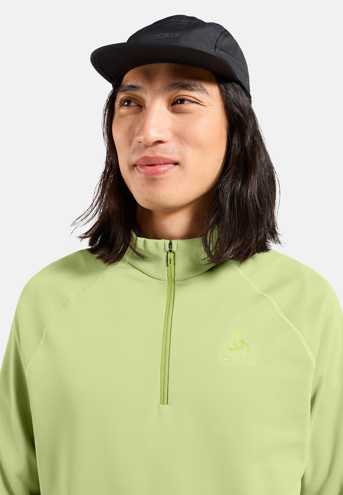 The Besso long sleeve half-zip mid layer