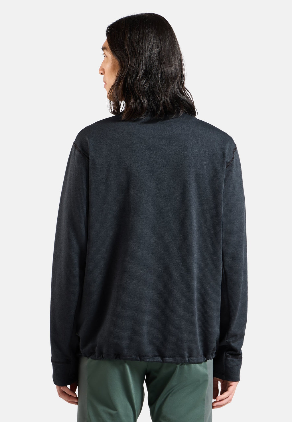 The Essentials grid fleece half-zip multisport mid layer