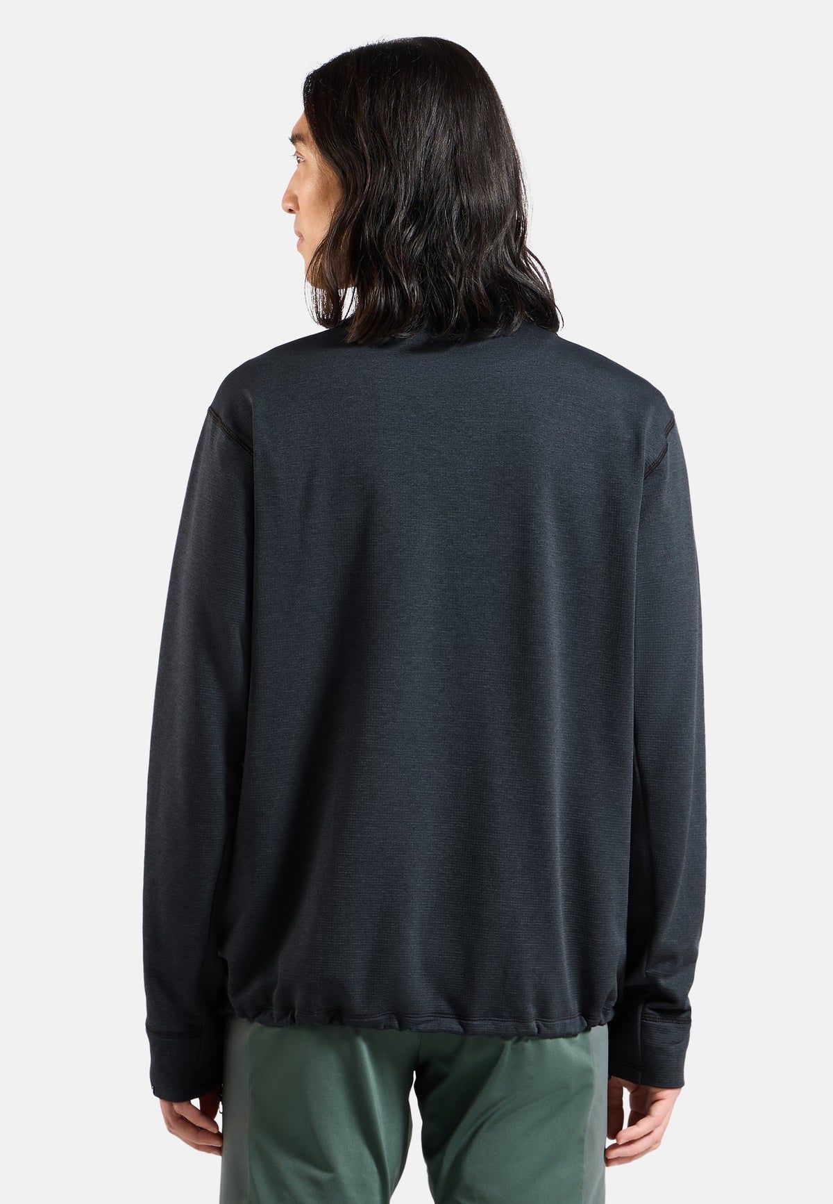 The Essentials grid fleece half-zip multisport mid layer