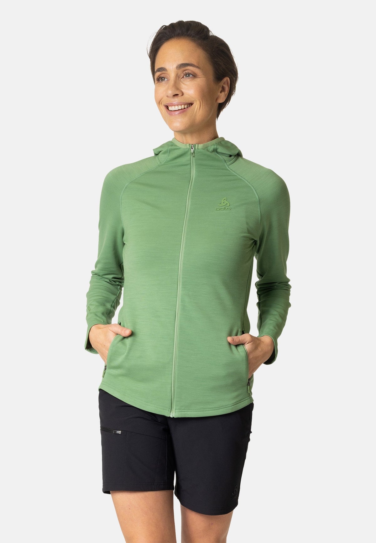 The Ascent Performance Wool Warm mid layer hooded zip
