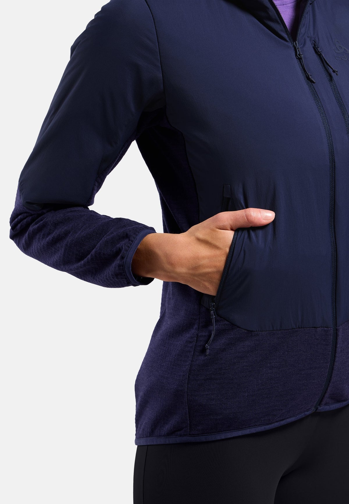 The Ascent wool insulated hybrid jacket