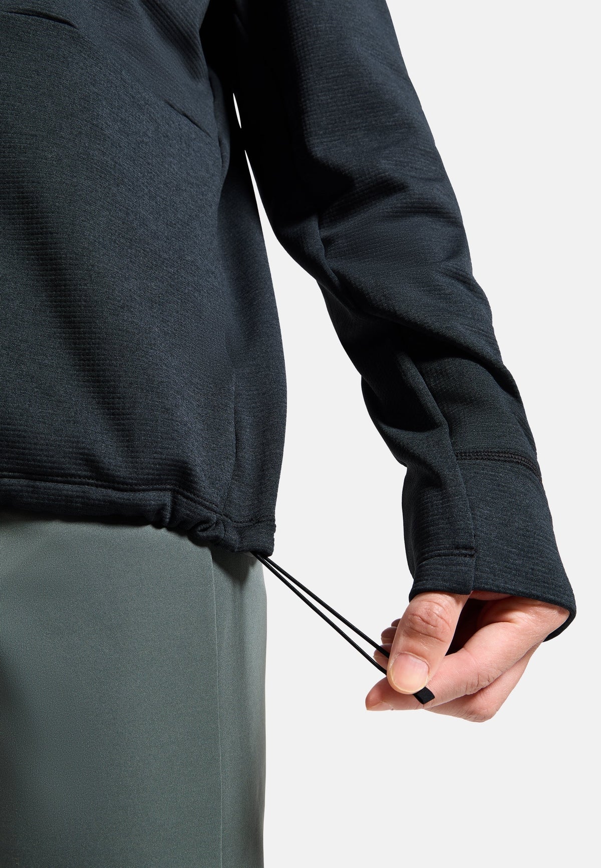 The Essentials grid fleece half-zip multisport mid layer