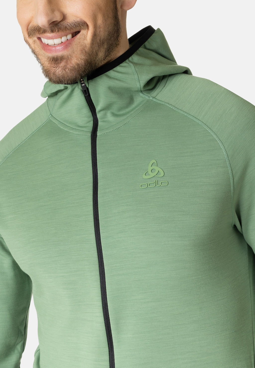 The Ascent Performance Wool Warm mid layer hooded zip