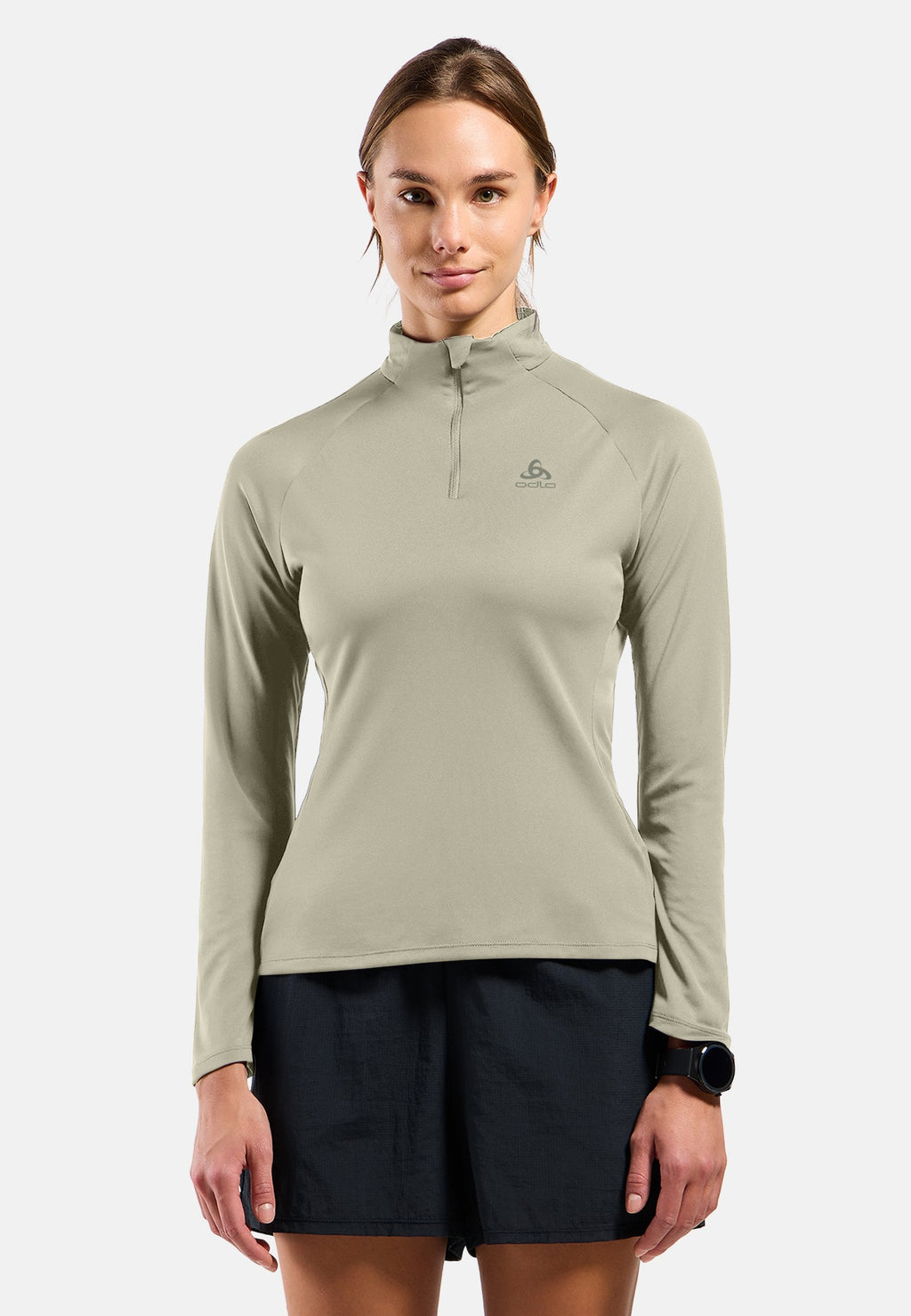 The women's Essentials half-zip running mid layer