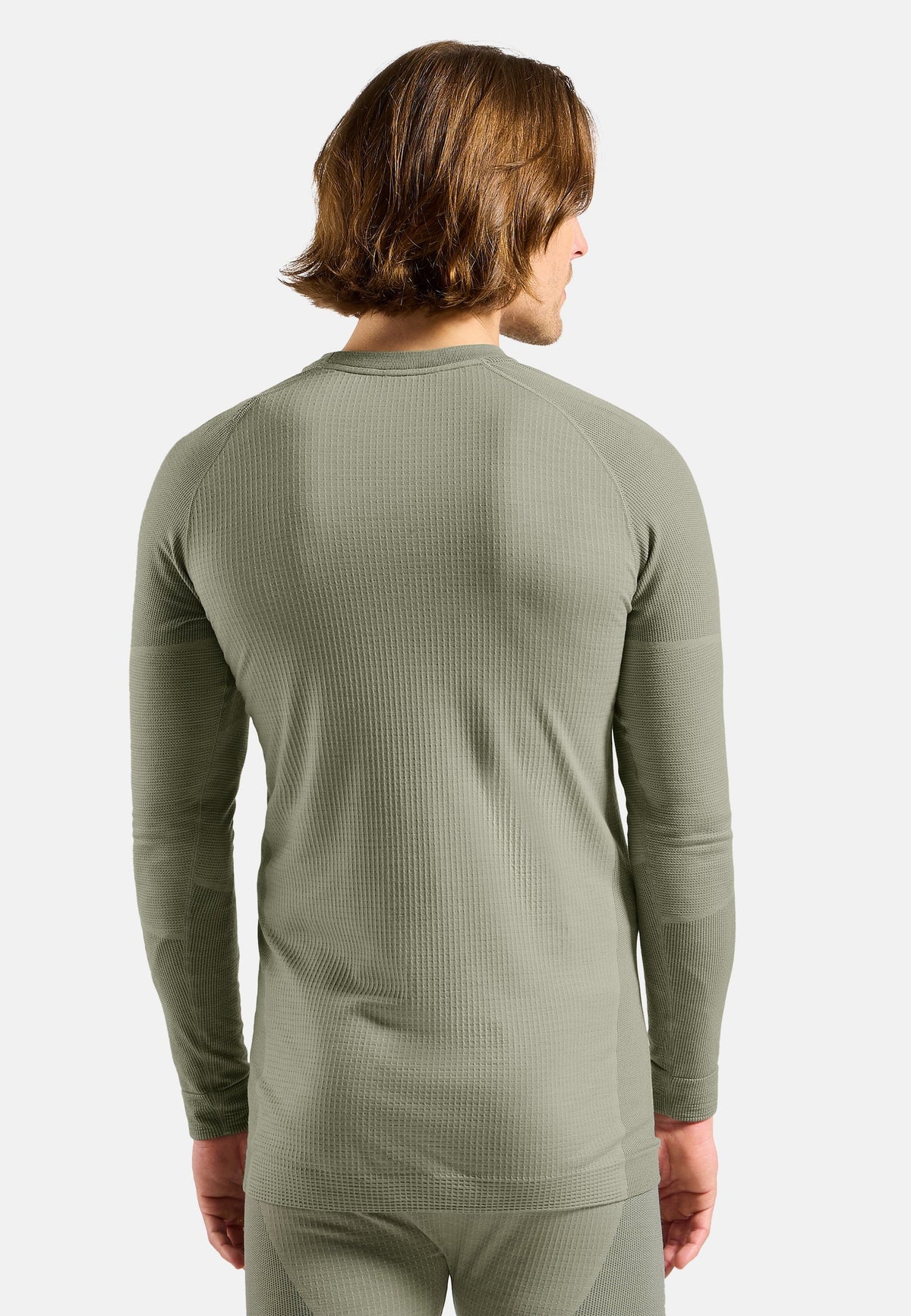 The Seamless Performance Wool crewneck base layer top