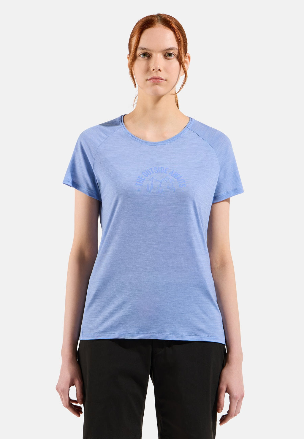 The Ride 365 Performance Wool 130 print t-shirt