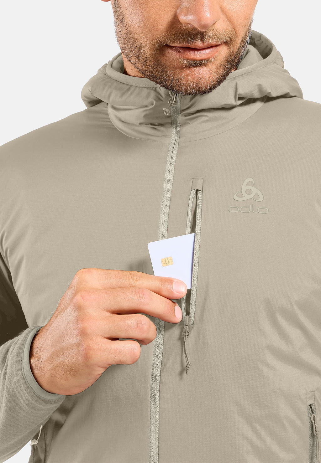 The Ascent wool insulated hybrid jacket