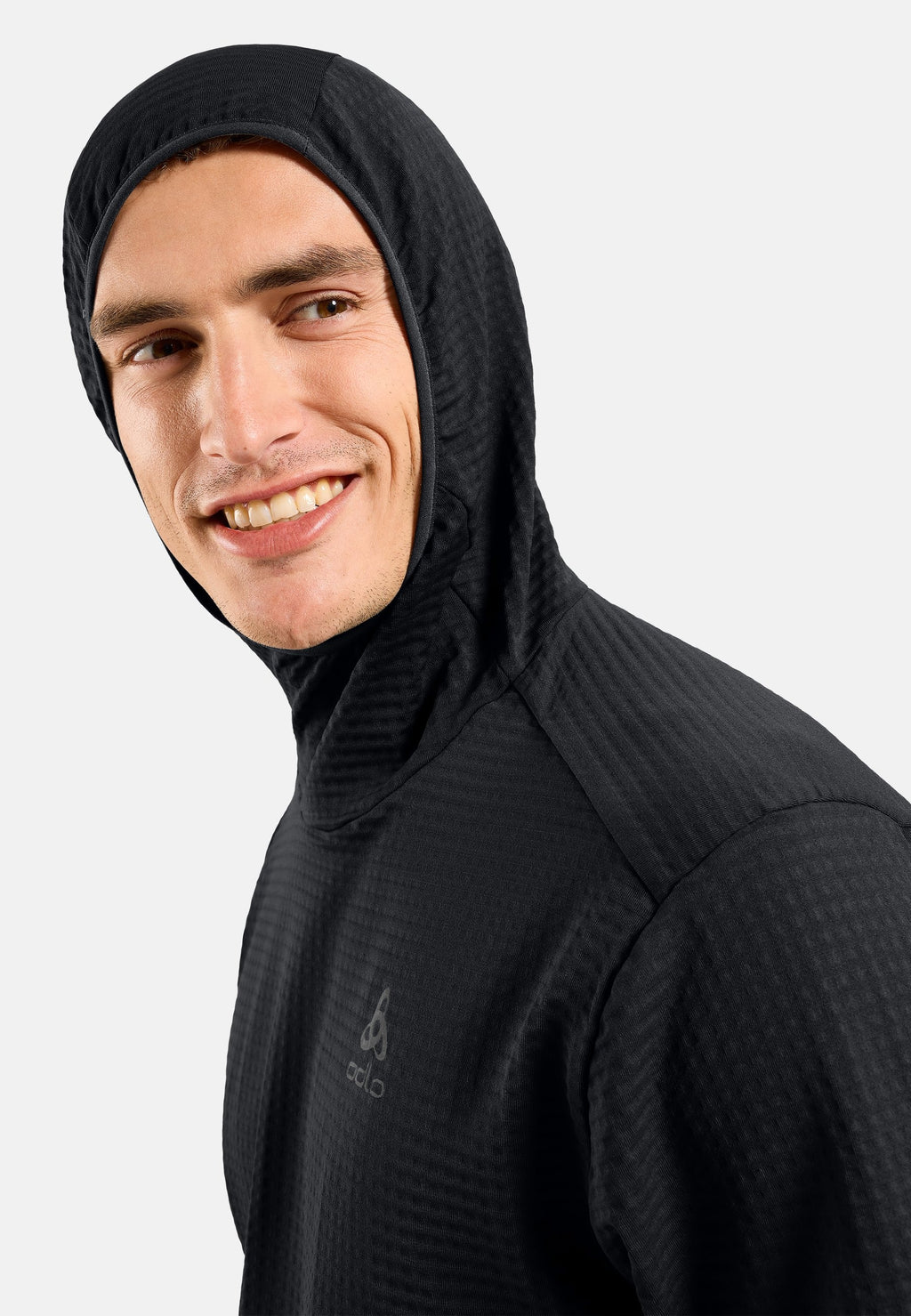 The Essentials Thermal hooded running mid layer