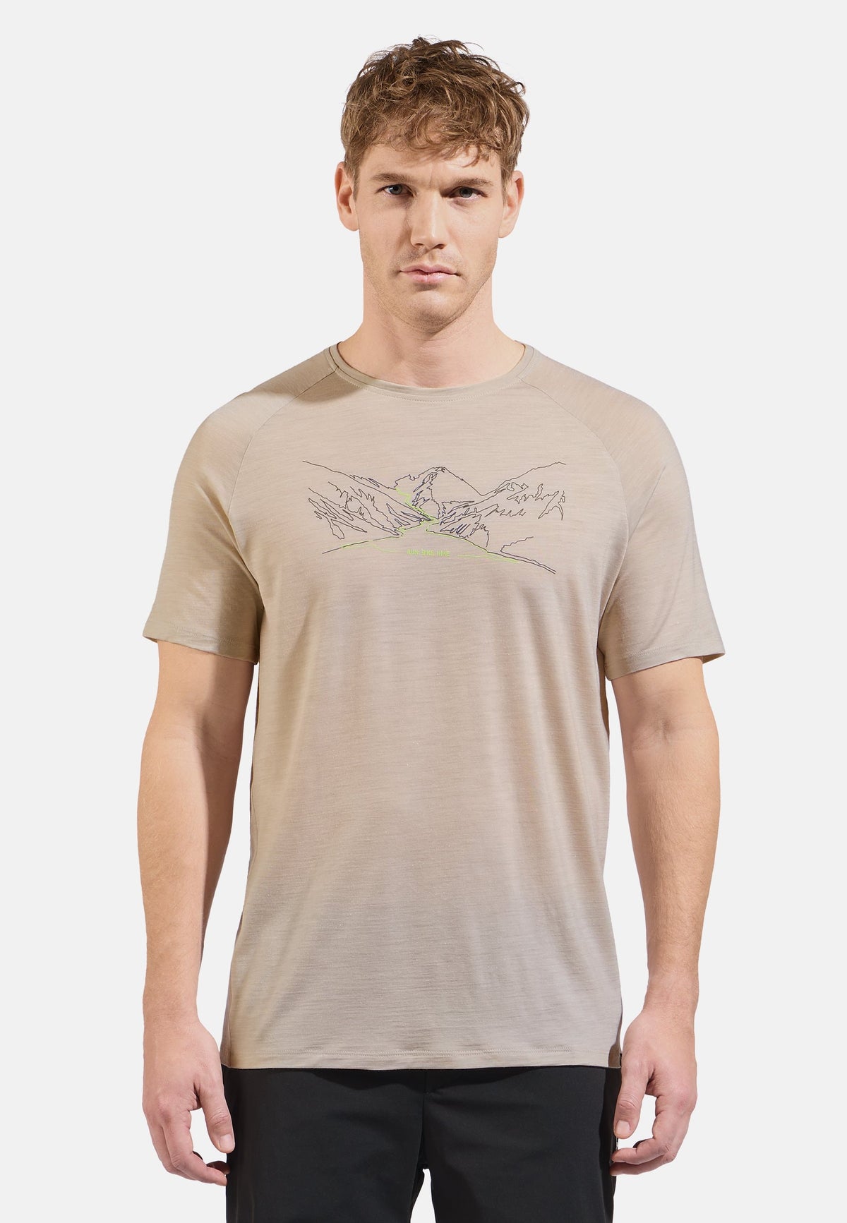Ascent Performance Wool 130 run bike hike t-shirt