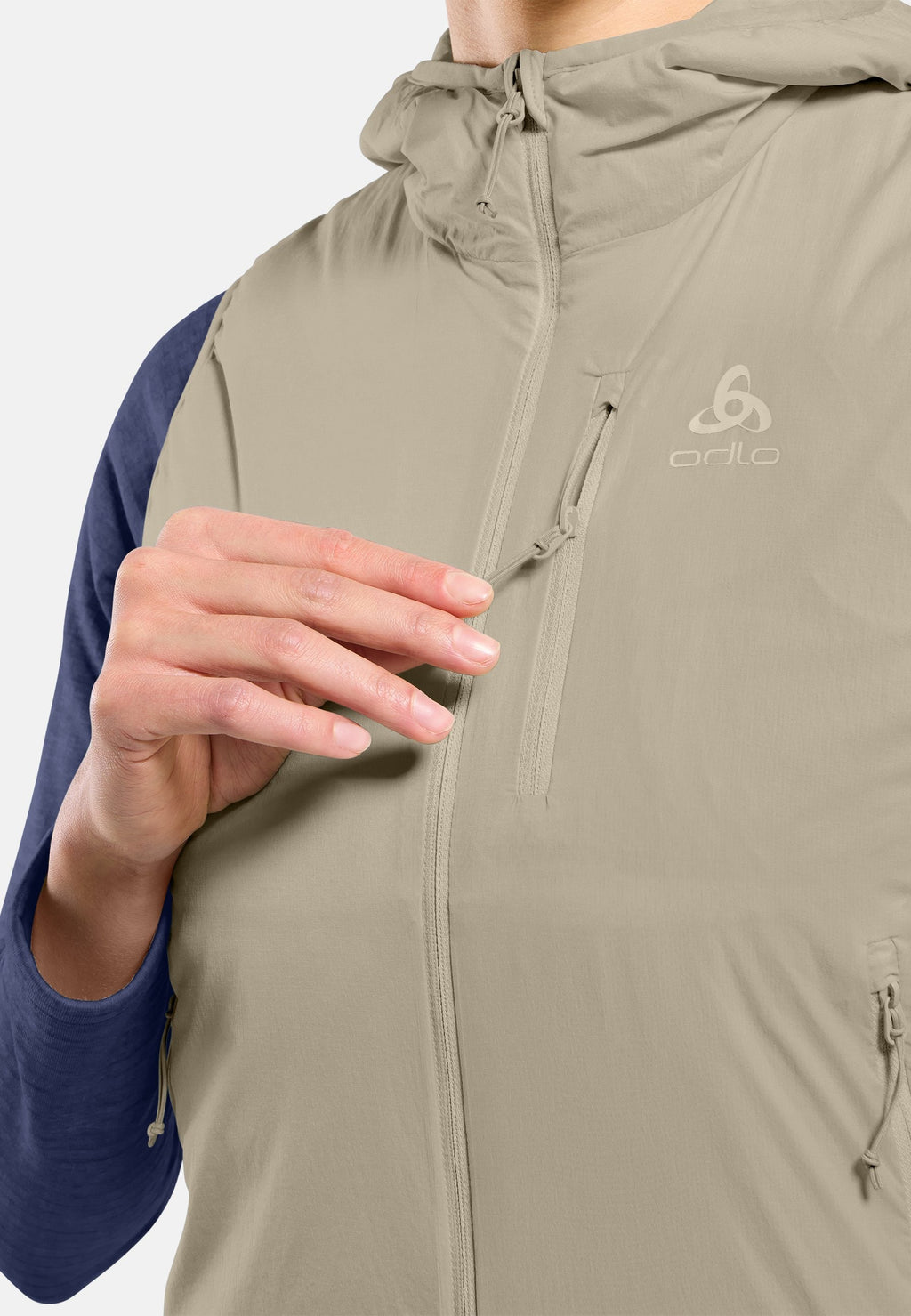 The Ascent wool insulated hybrid vest