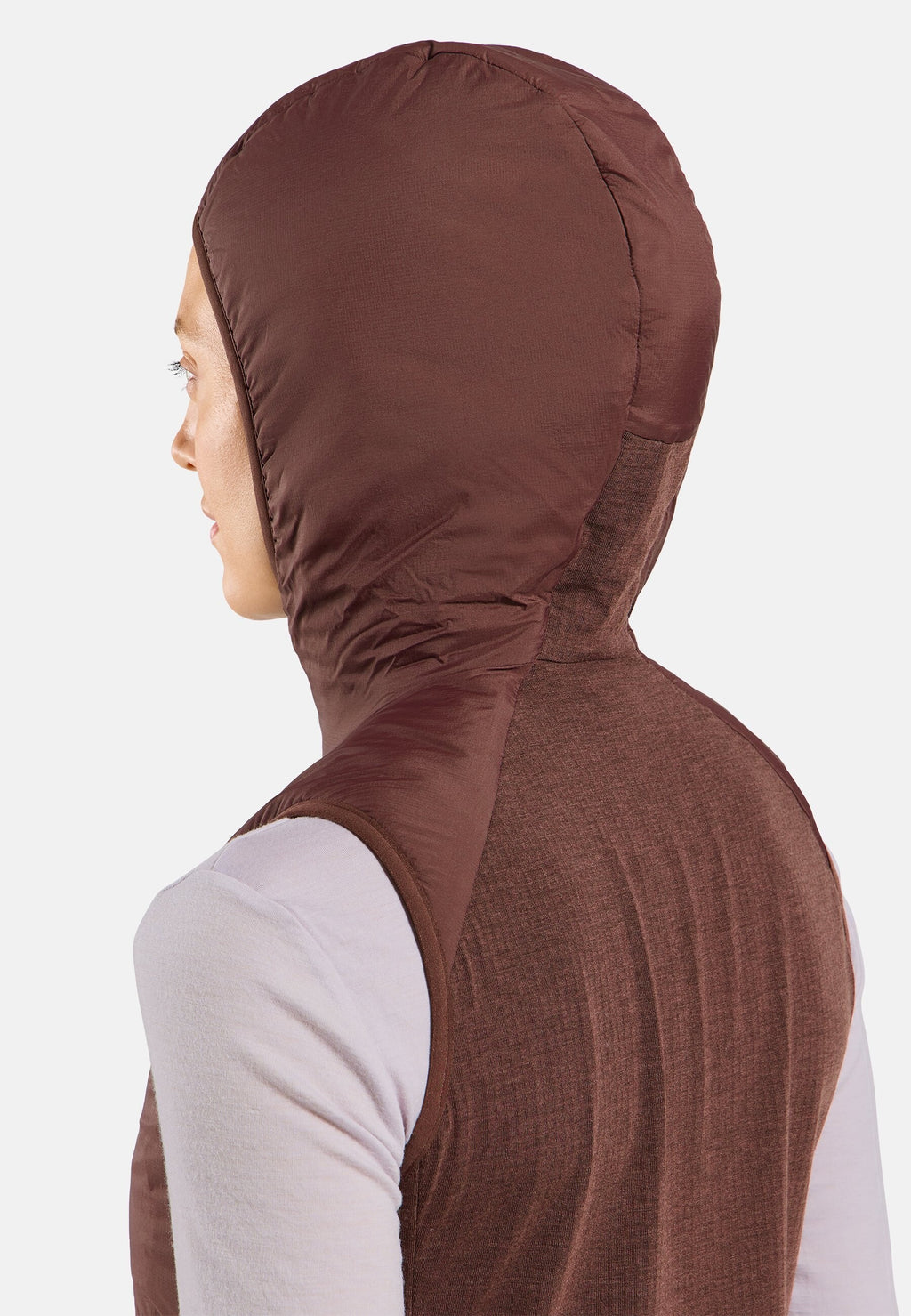 The Ascent wool insulated hybrid vest