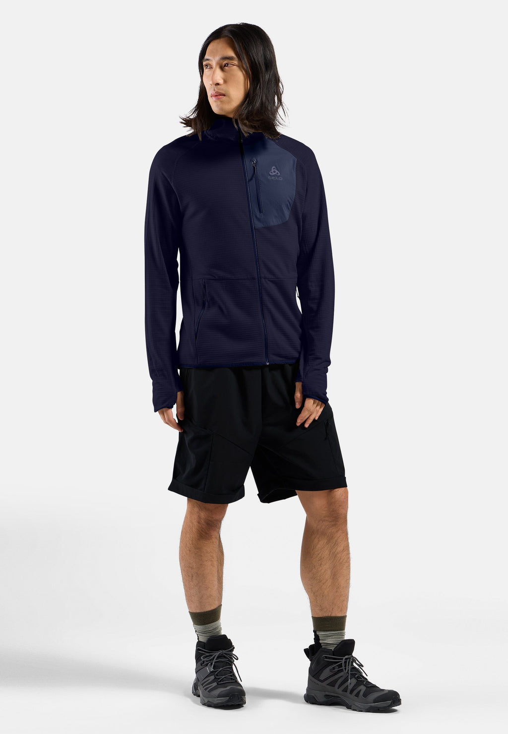 The Ascent mid layer hooded zip