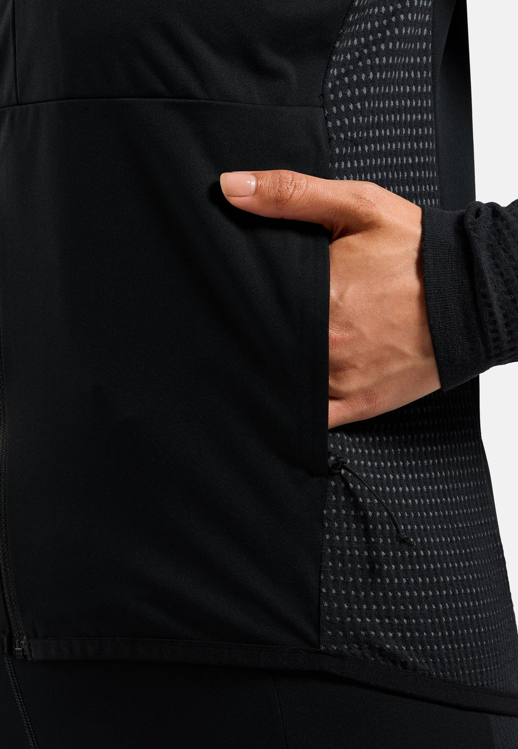 The Zeroweight Pro Performance Wool windproof hybrid cross-country jacket
