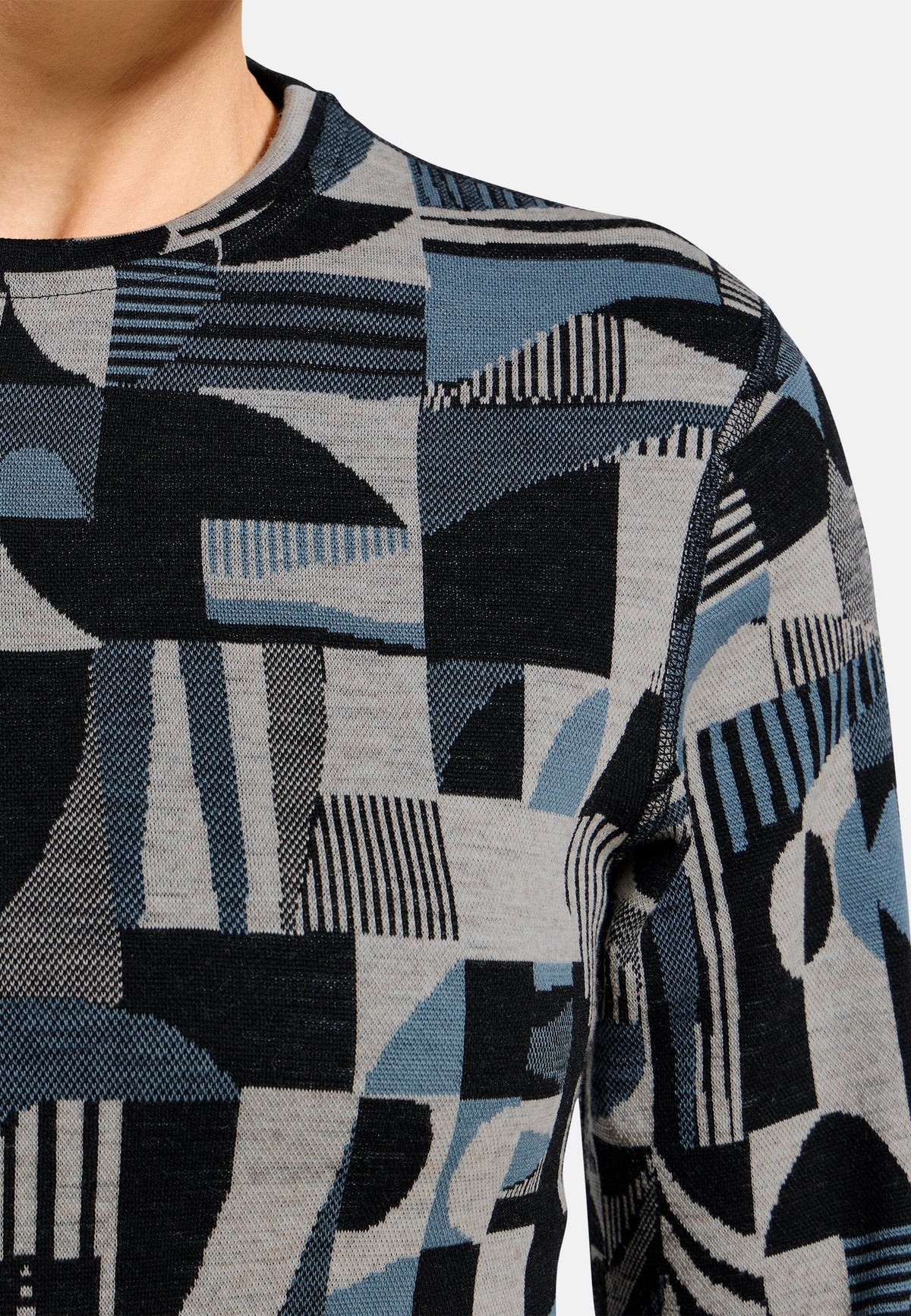 The Natural Merino Warm Jacquard Base Layer Top