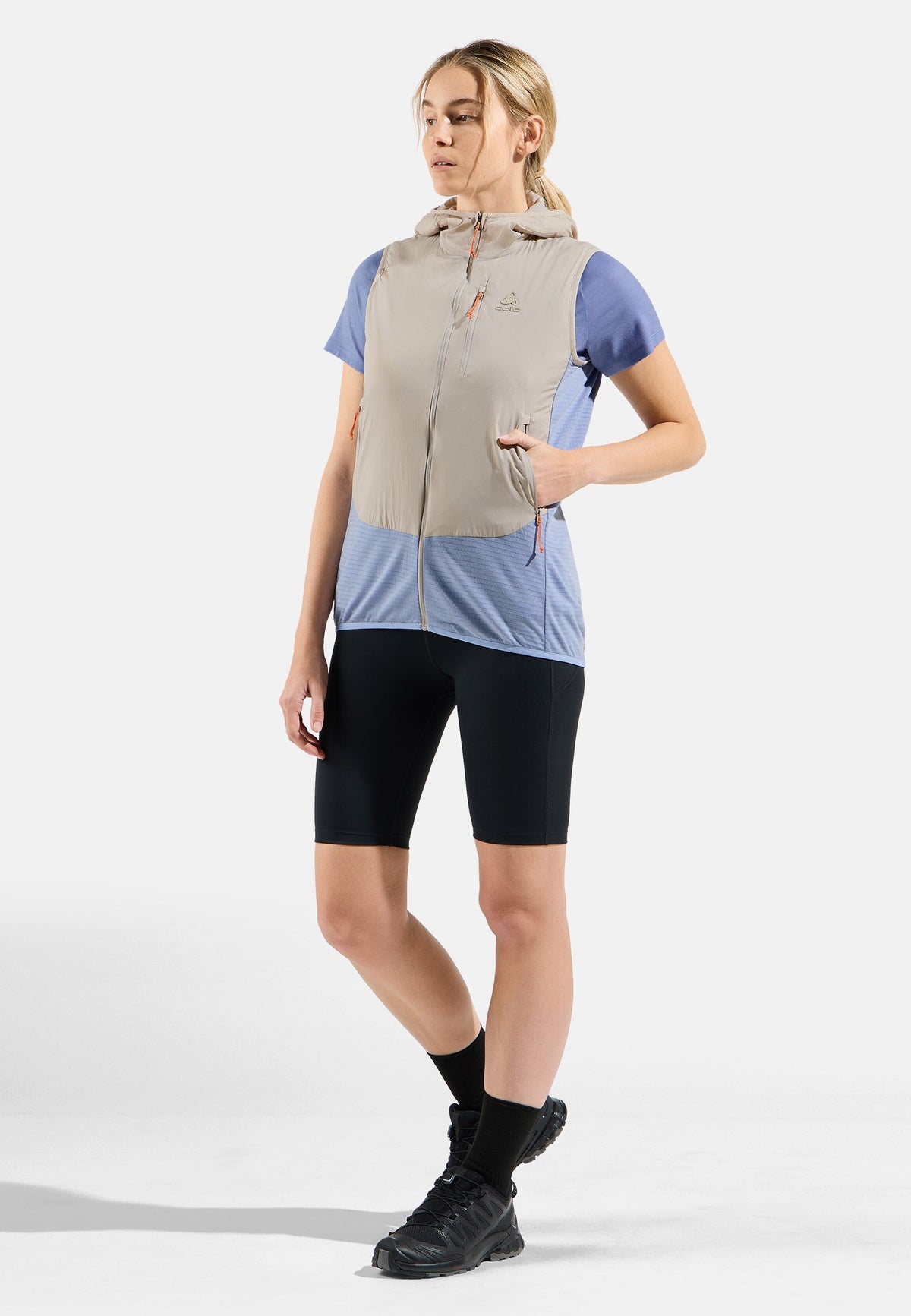 The Ascent wool insulated hybrid vest