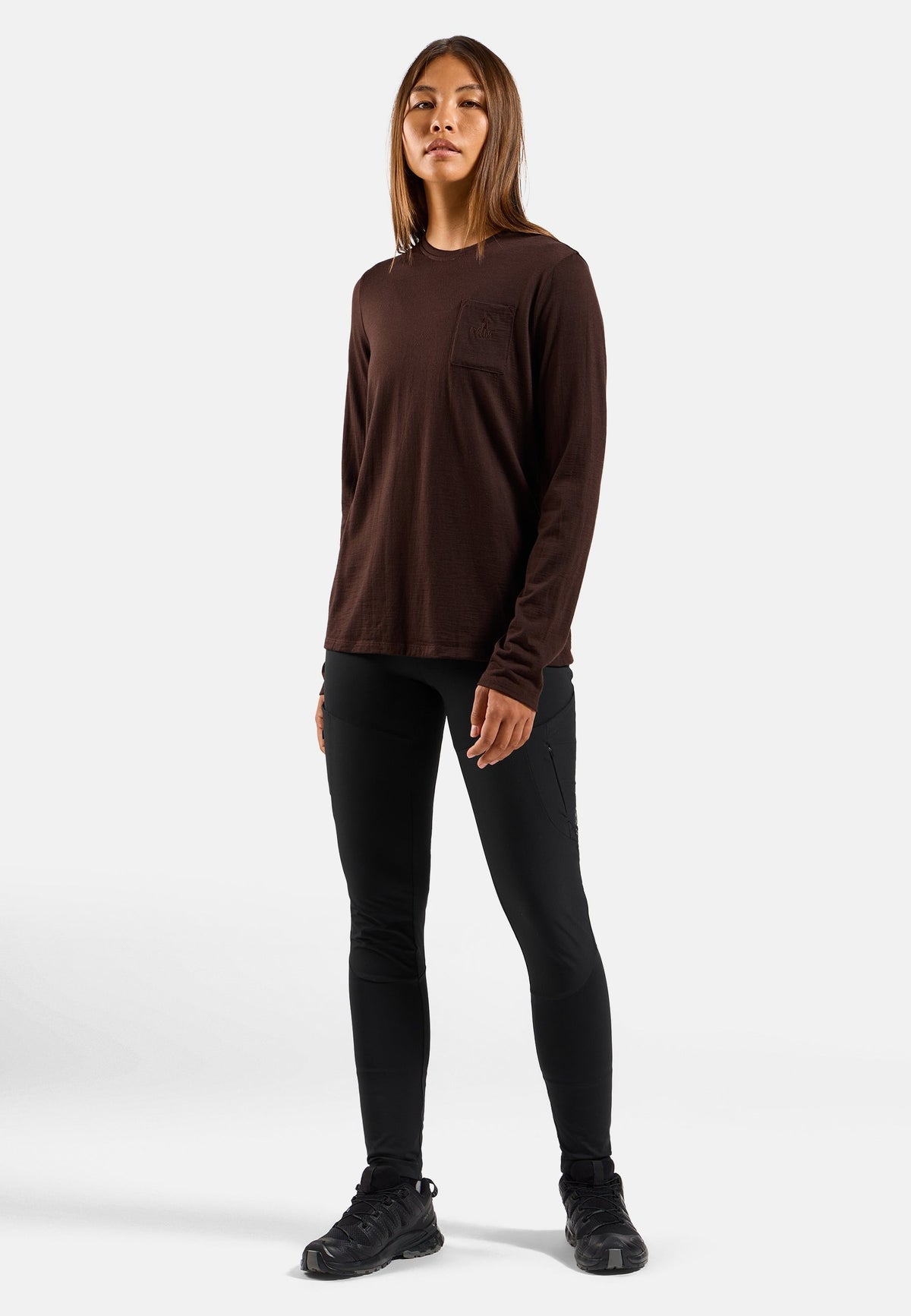 The Ascent merino 200 pocket long sleeve t-shirt