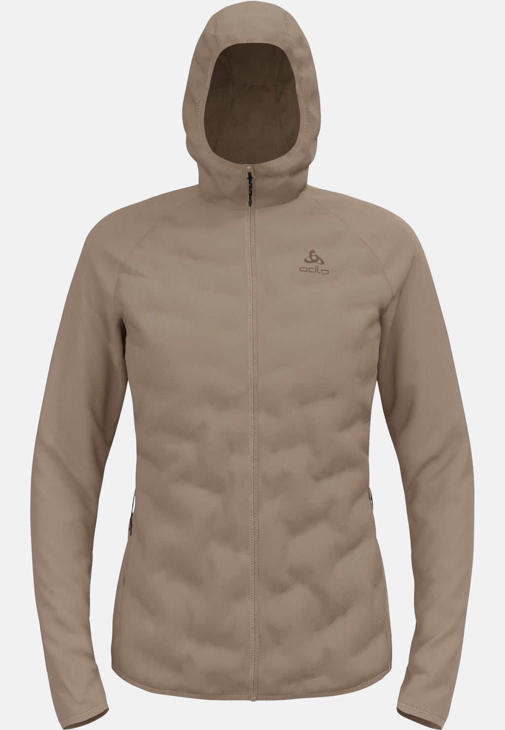 The Zeroweight Insulator hybrid mid layer hooded zip
