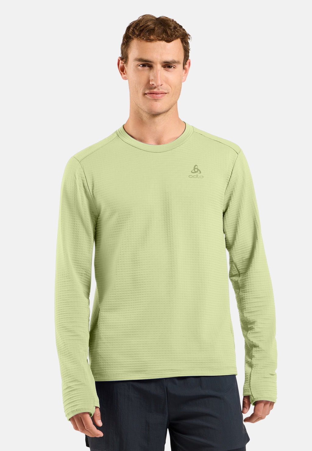 The Essentials Thermal crewneck running mid layer