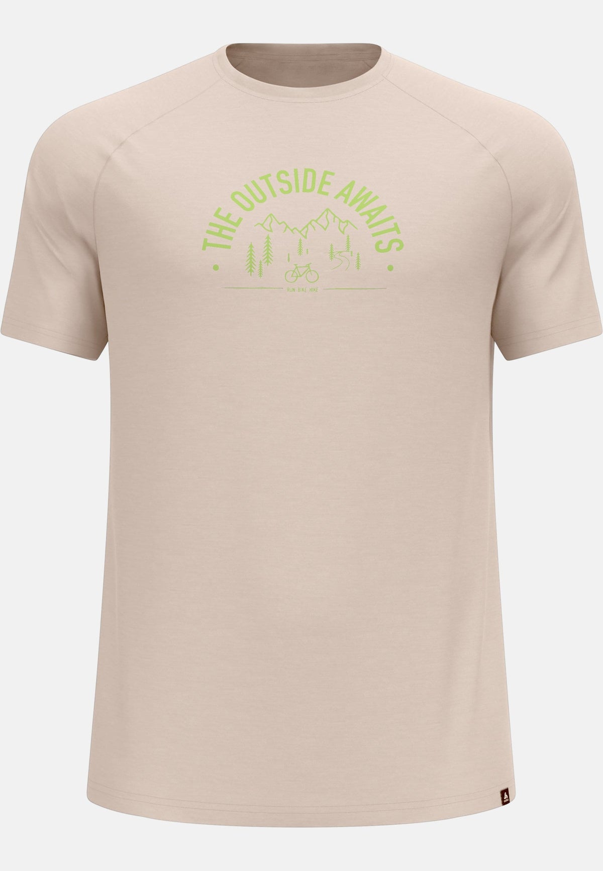 The Ride 365 Performance Wool 130 print t-shirt