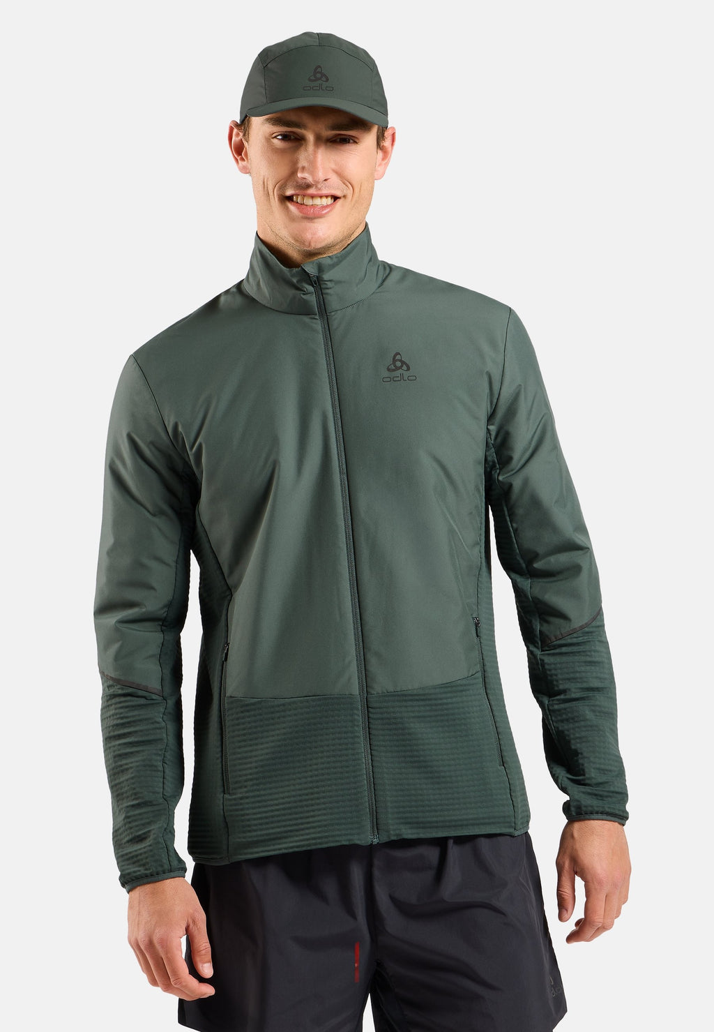 The Essentials Insulator hybrid running jacket