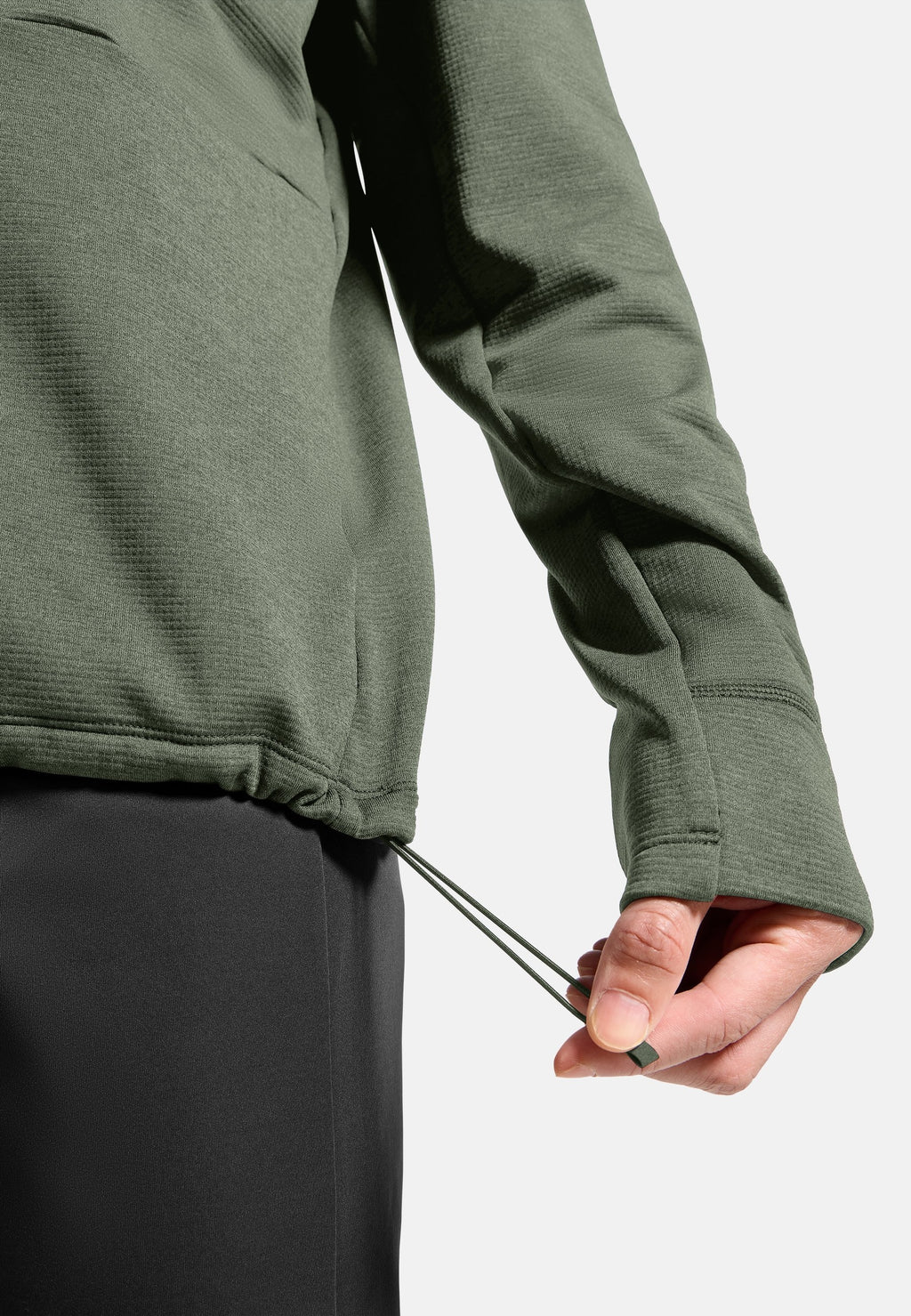 The Essentials grid fleece half-zip multisport mid layer