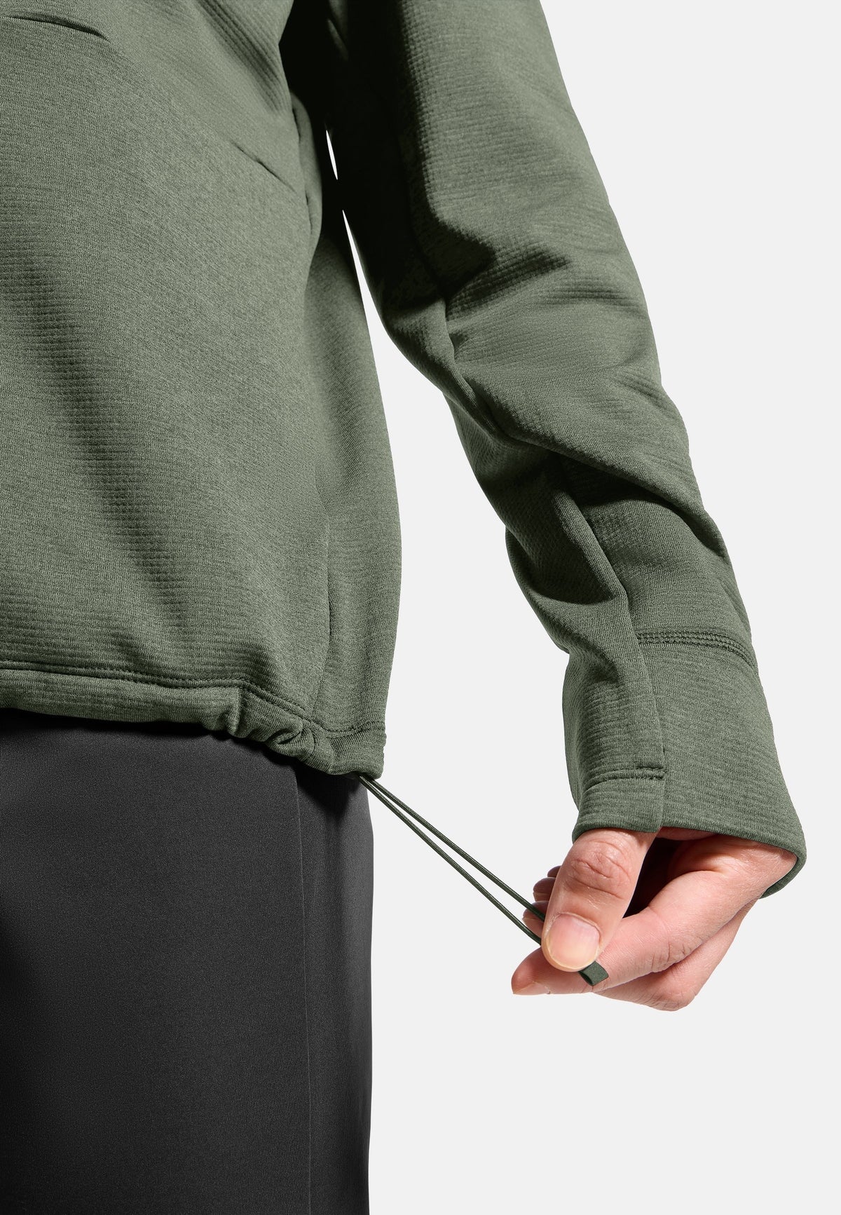 The Essentials grid fleece half-zip multisport mid layer