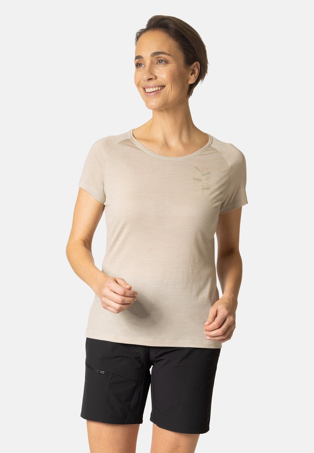 The Ascent Performance Wool 130 tree t-shirt