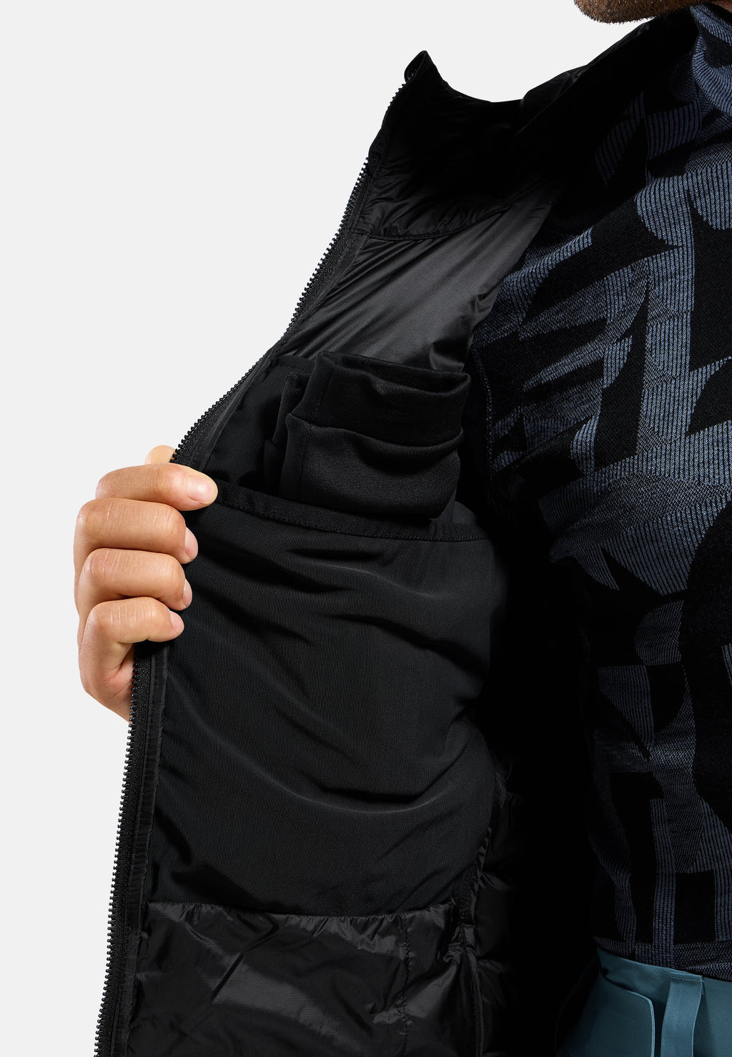 The X-Alp packable hooded down jacket