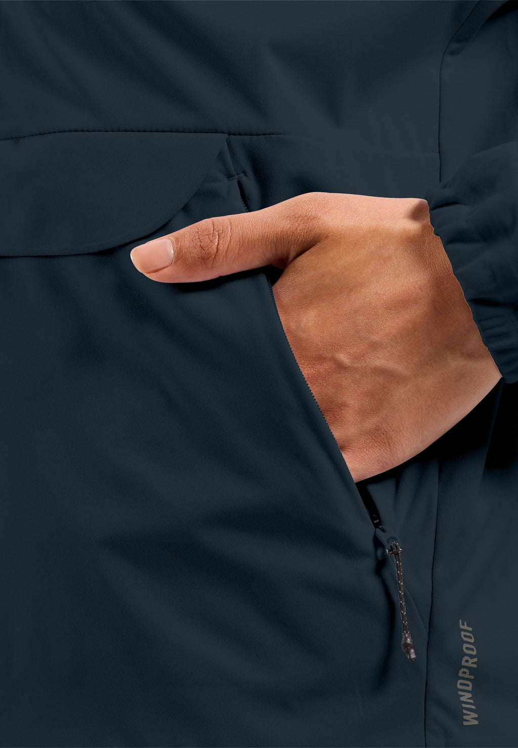 The Zeroweight Pro Warm windproof cross-country anorak