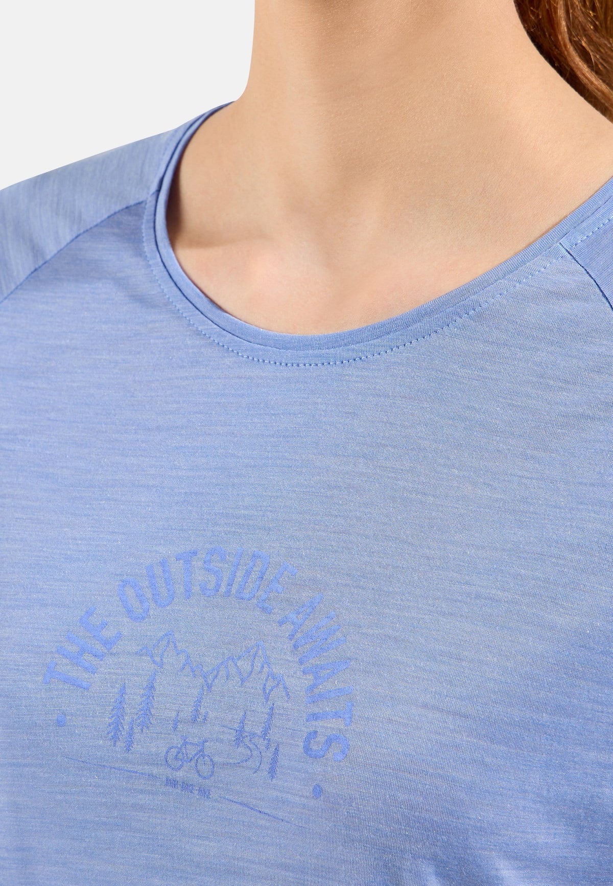 The Ride 365 Performance Wool 130 print t-shirt