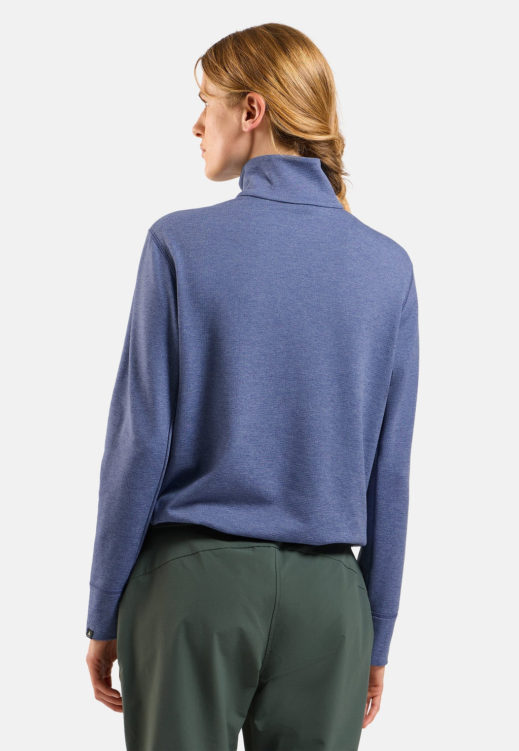 The Essentials grid fleece half-zip multisport mid layer