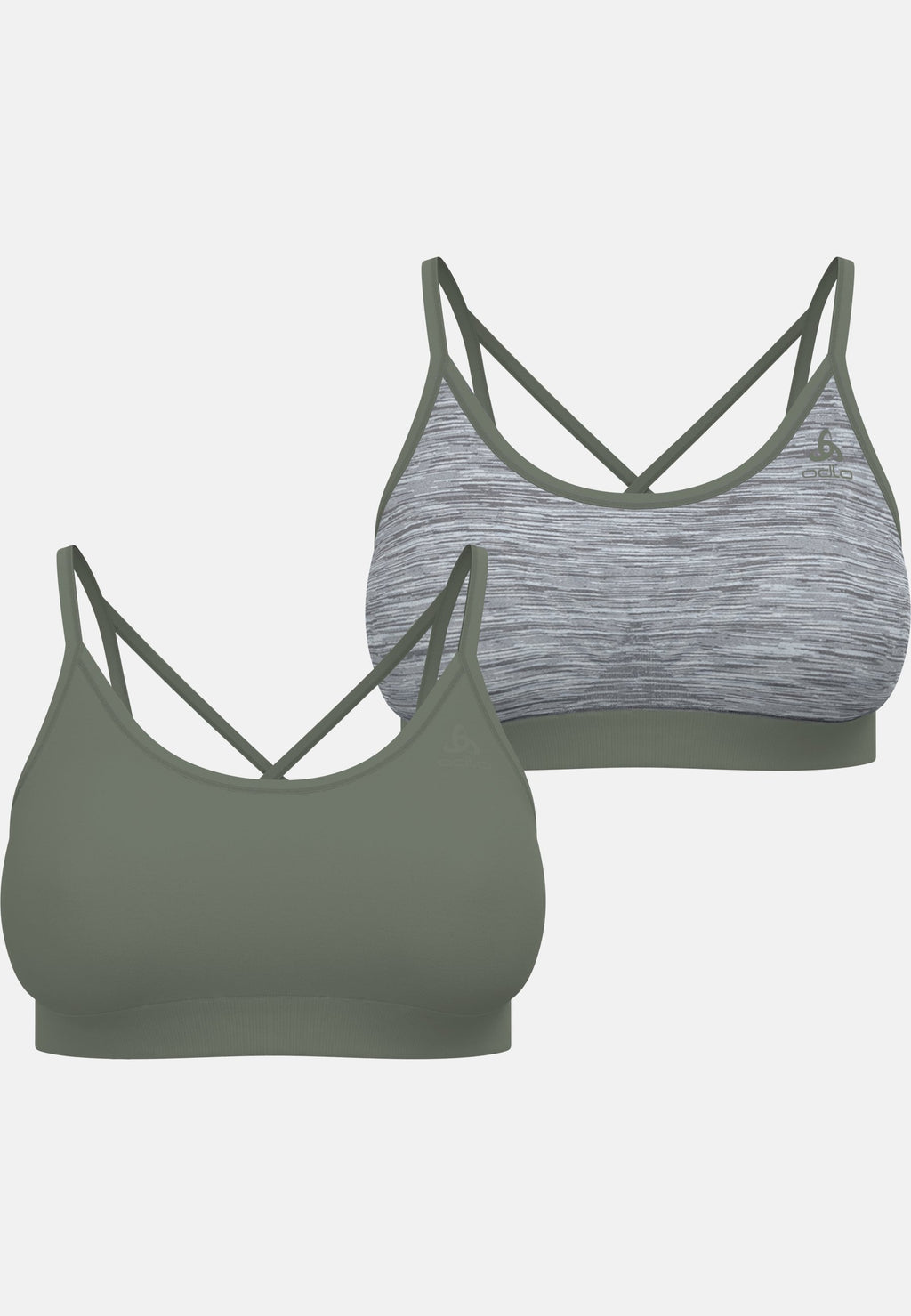 The Seamless soft-support reversible sports bra