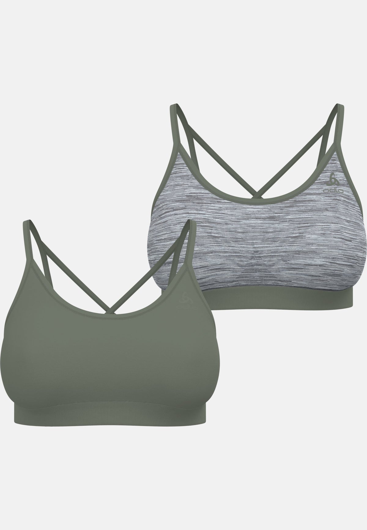 The Seamless soft-support reversible sports bra