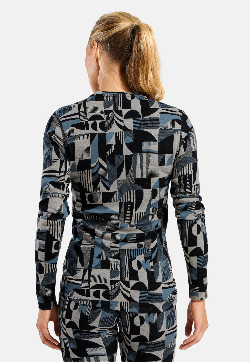 The Natural Merino Warm Jacquard Base Layer Top