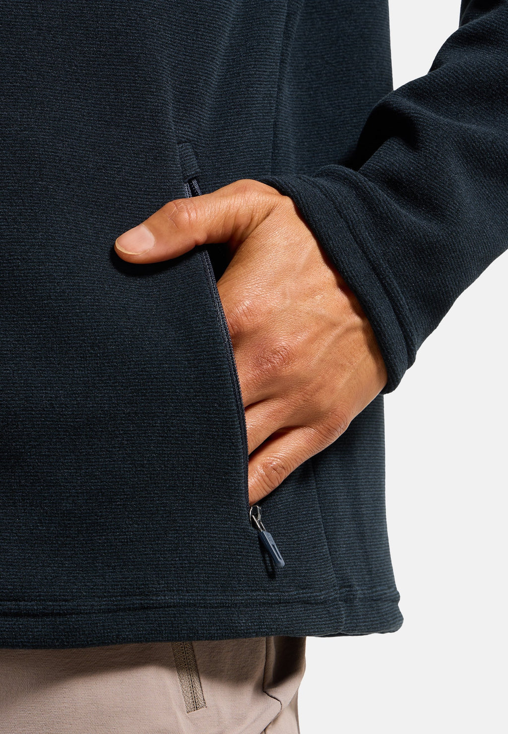 The men's Roy full zip mid layer top