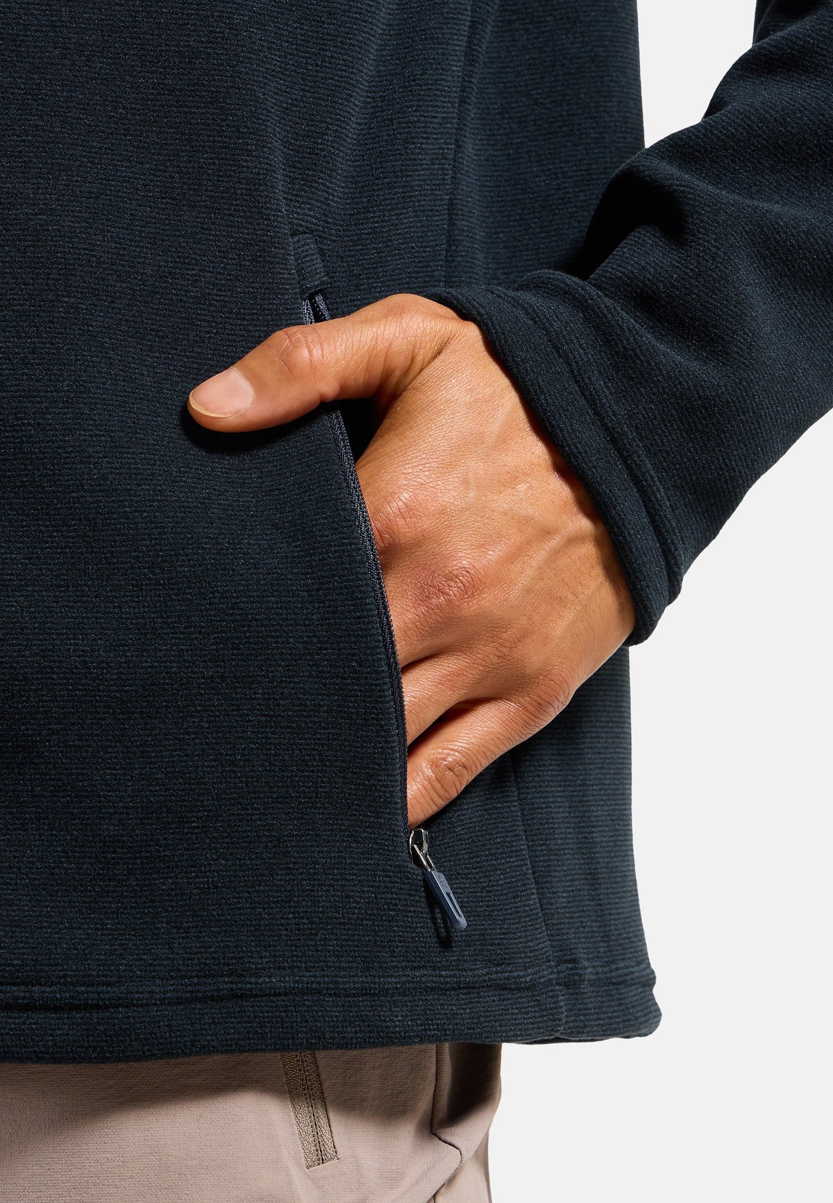 The men's Roy full zip mid layer top