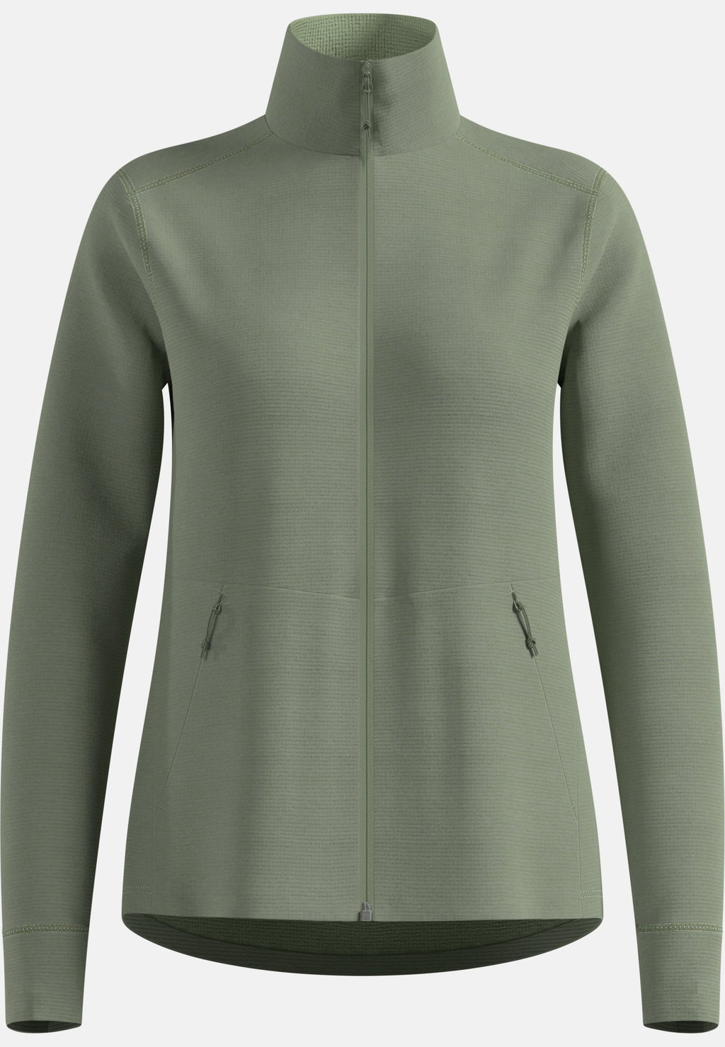 The Essentials grid fleece full-zip multisport mid layer