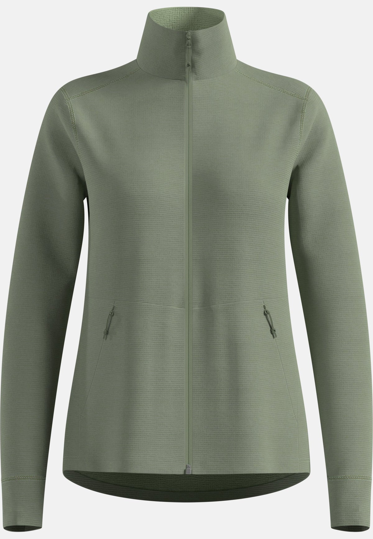 The Essentials grid fleece full-zip multisport mid layer