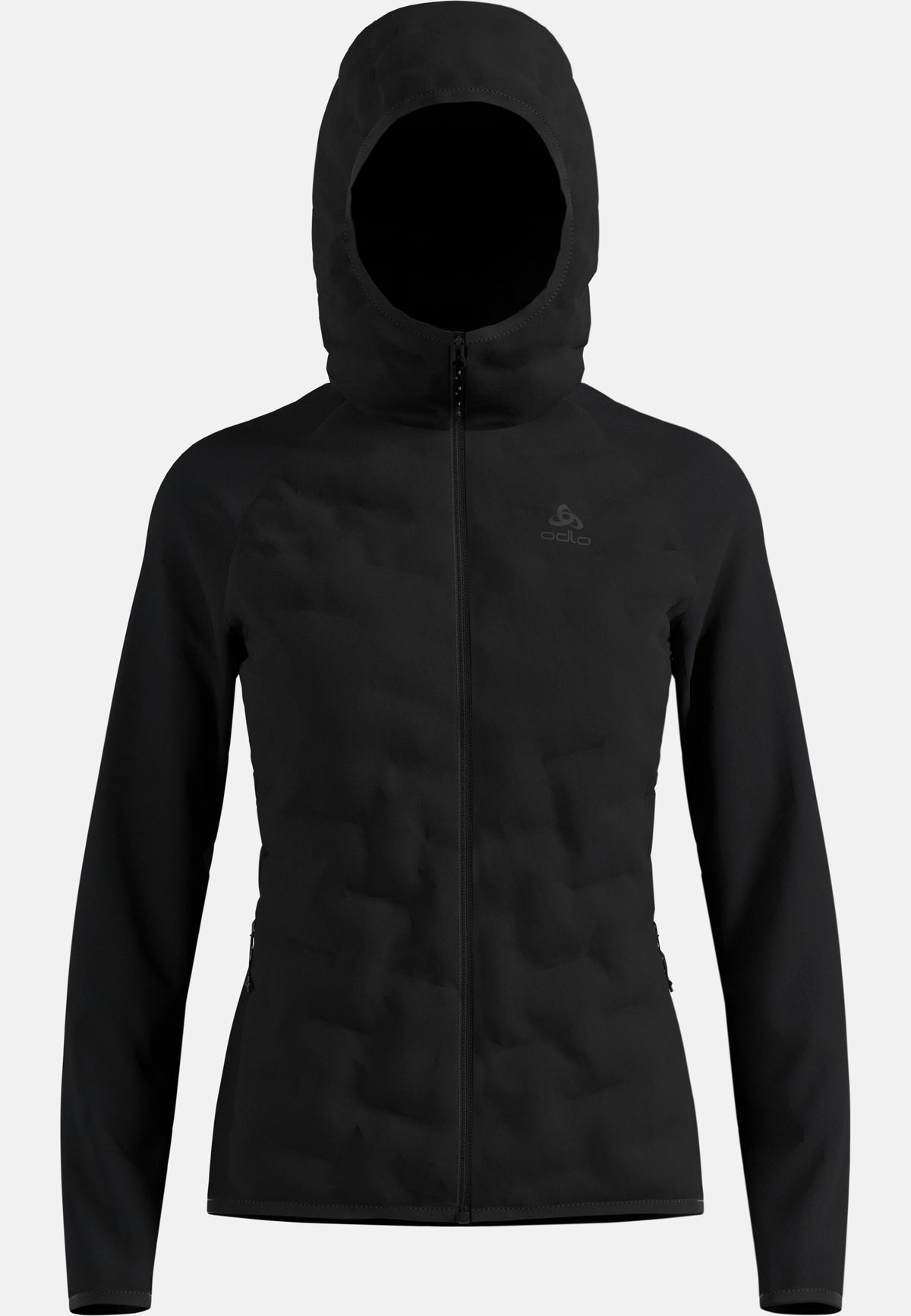 The Zeroweight Insulator hybrid mid layer hooded zip