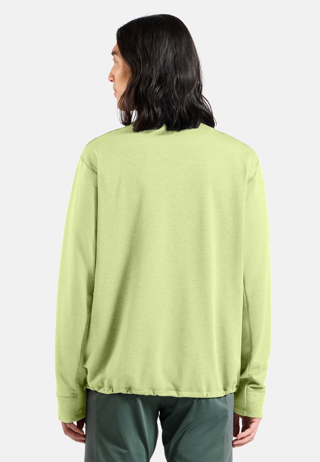 The Essentials grid fleece half-zip multisport mid layer